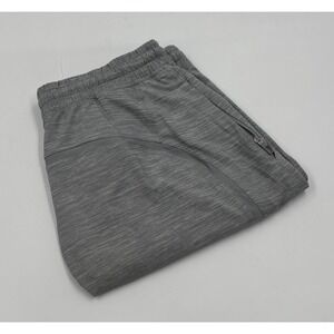 Lululemon Men's M Unlined Polyester 6" Gray Athletic Shorts